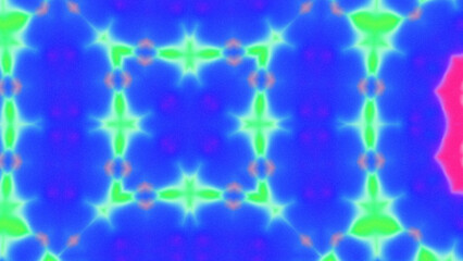 Abstract Radiant Burst with Soft Grain Texture, Symmetrical Glow Pattern in Psychedelic Style, Radiating Circular Abstract with Subtle Noise, Kaleidoscopic Starburst with Gradient Flow