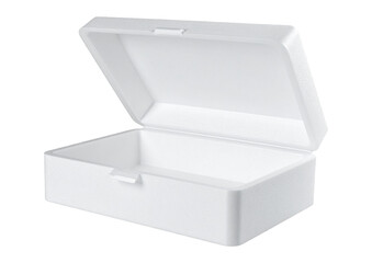 Naklejka premium Disposable food container made of foam