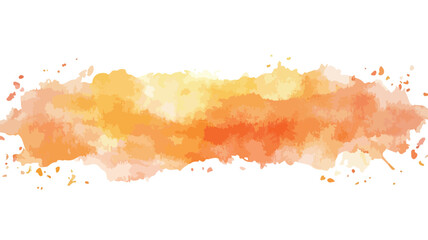 Vibrant Watercolor Horizontal Brushstroke