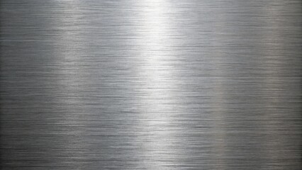 The brushed metal texture creates a sleek and modern background with its smooth, polished surface