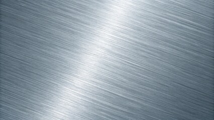 The diagonal brushed metal texture creates a dynamic and modern background with its sleek, polished surface