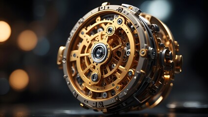 Discover the intricate beauty of a mechanical watch movement close up macro photography