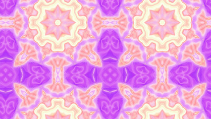 Abstract Radiant Burst with Soft Grain Texture, Symmetrical Glow Pattern in Psychedelic Style, Radiating Circular Abstract with Subtle Noise, Kaleidoscopic Starburst with Gradient Flow