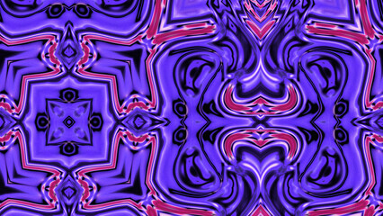 Abstract Radiant Burst with Soft Grain Texture, Symmetrical Glow Pattern in Psychedelic Style, Radiating Circular Abstract with Subtle Noise, Kaleidoscopic Starburst with Gradient Flow