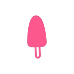 Ice cream popsicle clip art design on plain white transparent isolated background for sign, decal, card, shirt, hoodie, sweatshirt, apparel, tag, mug, icon, poster or badge