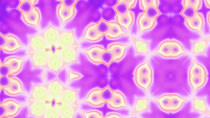 Abstract Radiant Burst with Soft Grain Texture, Symmetrical Glow Pattern in Psychedelic Style, Radiating Circular Abstract with Subtle Noise, Kaleidoscopic Starburst with Gradient Flow