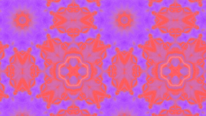 Abstract Radiant Burst with Soft Grain Texture, Symmetrical Glow Pattern in Psychedelic Style, Radiating Circular Abstract with Subtle Noise, Kaleidoscopic Starburst with Gradient Flow