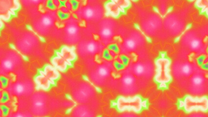 Abstract Radiant Burst with Soft Grain Texture, Symmetrical Glow Pattern in Psychedelic Style, Radiating Circular Abstract with Subtle Noise, Kaleidoscopic Starburst with Gradient Flow