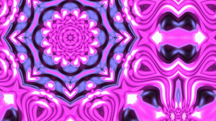 Abstract Radiant Burst with Soft Grain Texture, Symmetrical Glow Pattern in Psychedelic Style, Radiating Circular Abstract with Subtle Noise, Kaleidoscopic Starburst with Gradient Flow