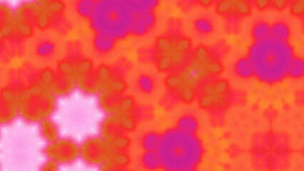 Abstract Radiant Burst with Soft Grain Texture, Symmetrical Glow Pattern in Psychedelic Style, Radiating Circular Abstract with Subtle Noise, Kaleidoscopic Starburst with Gradient Flow