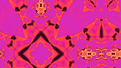 Abstract Radiant Burst with Soft Grain Texture, Symmetrical Glow Pattern in Psychedelic Style, Radiating Circular Abstract with Subtle Noise, Kaleidoscopic Starburst with Gradient Flow
