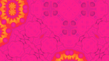 Abstract Radiant Burst with Soft Grain Texture, Symmetrical Glow Pattern in Psychedelic Style, Radiating Circular Abstract with Subtle Noise, Kaleidoscopic Starburst with Gradient Flow