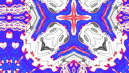 Abstract Radiant Burst with Soft Grain Texture, Symmetrical Glow Pattern in Psychedelic Style, Radiating Circular Abstract with Subtle Noise, Kaleidoscopic Starburst with Gradient Flow