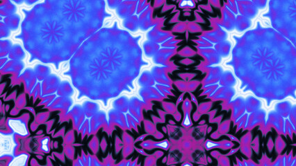 Abstract Radiant Burst with Soft Grain Texture, Symmetrical Glow Pattern in Psychedelic Style, Radiating Circular Abstract with Subtle Noise, Kaleidoscopic Starburst with Gradient Flow