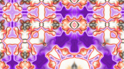 Abstract Radiant Burst with Soft Grain Texture, Symmetrical Glow Pattern in Psychedelic Style, Radiating Circular Abstract with Subtle Noise, Kaleidoscopic Starburst with Gradient Flow