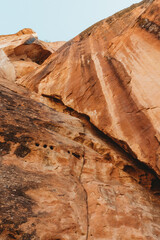 red rocks and blue sky