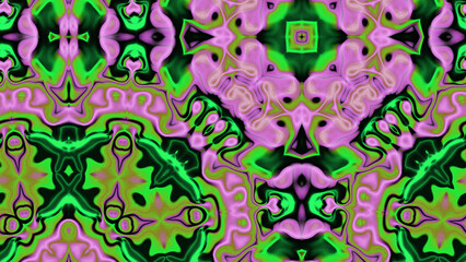 Abstract Radiant Burst with Soft Grain Texture, Symmetrical Glow Pattern in Psychedelic Style, Radiating Circular Abstract with Subtle Noise, Kaleidoscopic Starburst with Gradient Flow