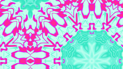 Abstract Radiant Burst with Soft Grain Texture, Symmetrical Glow Pattern in Psychedelic Style, Radiating Circular Abstract with Subtle Noise, Kaleidoscopic Starburst with Gradient Flow