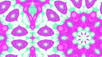 Abstract Radiant Burst with Soft Grain Texture, Symmetrical Glow Pattern in Psychedelic Style, Radiating Circular Abstract with Subtle Noise, Kaleidoscopic Starburst with Gradient Flow