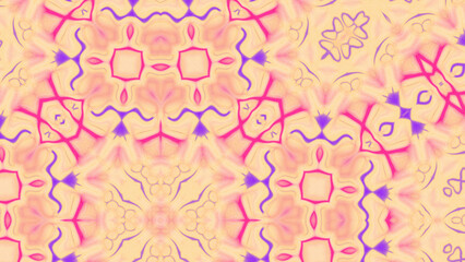 Abstract Radiant Burst with Soft Grain Texture, Symmetrical Glow Pattern in Psychedelic Style, Radiating Circular Abstract with Subtle Noise, Kaleidoscopic Starburst with Gradient Flow