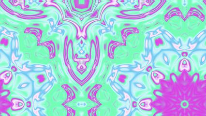 Abstract Radiant Burst with Soft Grain Texture, Symmetrical Glow Pattern in Psychedelic Style, Radiating Circular Abstract with Subtle Noise, Kaleidoscopic Starburst with Gradient Flow