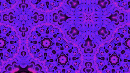 Abstract Radiant Burst with Soft Grain Texture, Symmetrical Glow Pattern in Psychedelic Style, Radiating Circular Abstract with Subtle Noise, Kaleidoscopic Starburst with Gradient Flow