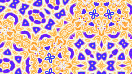 Abstract Radiant Burst with Soft Grain Texture, Symmetrical Glow Pattern in Psychedelic Style, Radiating Circular Abstract with Subtle Noise, Kaleidoscopic Starburst with Gradient Flow