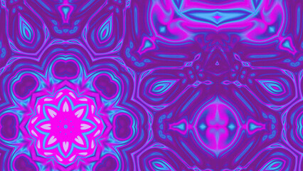 Abstract Radiant Burst with Soft Grain Texture, Symmetrical Glow Pattern in Psychedelic Style, Radiating Circular Abstract with Subtle Noise, Kaleidoscopic Starburst with Gradient Flow
