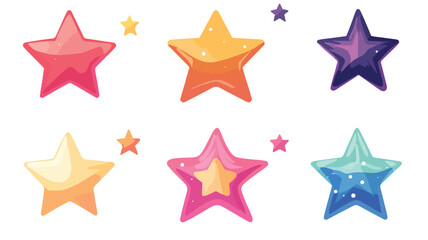 Obraz premium Star Symbol Background Wide Angle Center