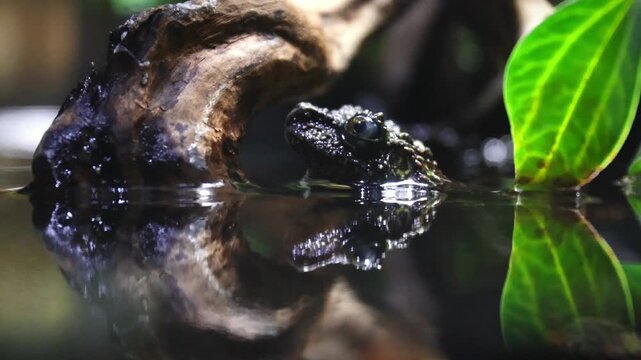 Vietnamese Mossy Frog (Theloderma corticale) &ndash; 4K Close-Up Camouflage Master