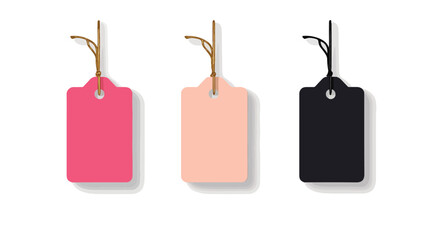 Fashion Label Tag Mockup Set