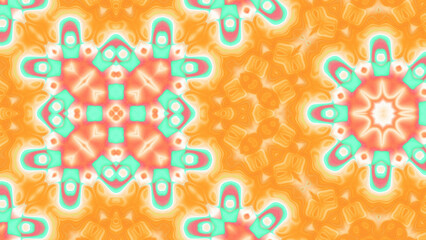 Abstract Radiant Burst with Soft Grain Texture, Symmetrical Glow Pattern in Psychedelic Style, Radiating Circular Abstract with Subtle Noise, Kaleidoscopic Starburst with Gradient Flow