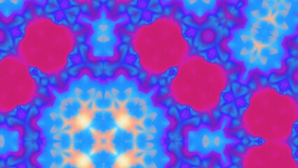 Abstract Radiant Burst with Soft Grain Texture, Symmetrical Glow Pattern in Psychedelic Style, Radiating Circular Abstract with Subtle Noise, Kaleidoscopic Starburst with Gradient Flow