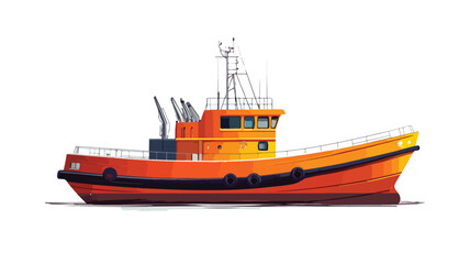 Maritime Transportation Wide Angle Centered View