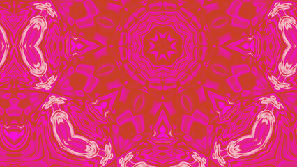 Abstract Radiant Burst with Soft Grain Texture, Symmetrical Glow Pattern in Psychedelic Style, Radiating Circular Abstract with Subtle Noise, Kaleidoscopic Starburst with Gradient Flow