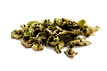 Dried gotu kola herb leaves
