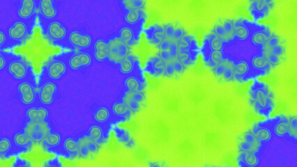 Abstract Radiant Burst with Soft Grain Texture, Symmetrical Glow Pattern in Psychedelic Style, Radiating Circular Abstract with Subtle Noise, Kaleidoscopic Starburst with Gradient Flow