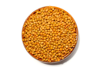 Lentils are small brown legumes rich in protein and fiber