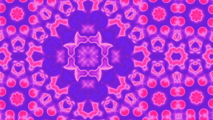 Abstract Radiant Burst with Soft Grain Texture, Symmetrical Glow Pattern in Psychedelic Style, Radiating Circular Abstract with Subtle Noise, Kaleidoscopic Starburst with Gradient Flow