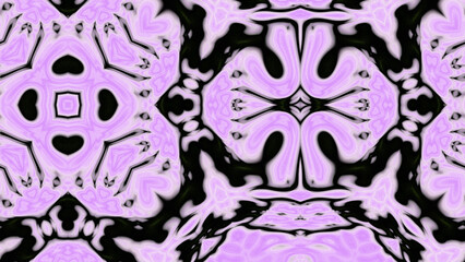 Abstract Radiant Burst with Soft Grain Texture, Symmetrical Glow Pattern in Psychedelic Style, Radiating Circular Abstract with Subtle Noise, Kaleidoscopic Starburst with Gradient Flow