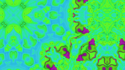 Abstract Radiant Burst with Soft Grain Texture, Symmetrical Glow Pattern in Psychedelic Style, Radiating Circular Abstract with Subtle Noise, Kaleidoscopic Starburst with Gradient Flow