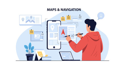 Developing Innovative Mobile Applications for Location Based Services and Direction Systems