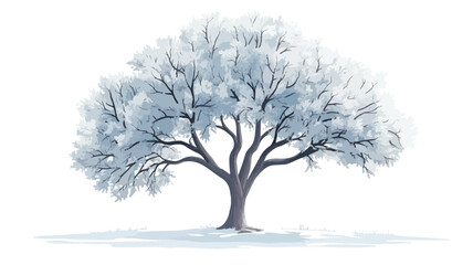 Winter Tree Outdoors Nature Landscape Scene