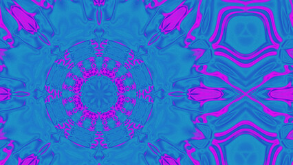 Abstract Radiant Burst with Soft Grain Texture, Symmetrical Glow Pattern in Psychedelic Style, Radiating Circular Abstract with Subtle Noise, Kaleidoscopic Starburst with Gradient Flow