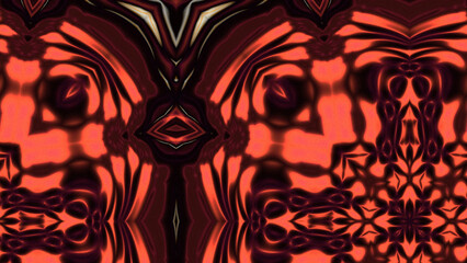 Abstract Radiant Burst with Soft Grain Texture, Symmetrical Glow Pattern in Psychedelic Style, Radiating Circular Abstract with Subtle Noise, Kaleidoscopic Starburst with Gradient Flow