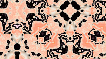 Fototapeta premium Abstract Radiant Burst with Soft Grain Texture, Symmetrical Glow Pattern in Psychedelic Style, Radiating Circular Abstract with Subtle Noise, Kaleidoscopic Starburst with Gradient Flow