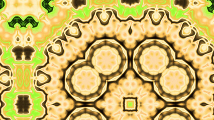 Fototapeta premium Abstract Radiant Burst with Soft Grain Texture, Symmetrical Glow Pattern in Psychedelic Style, Radiating Circular Abstract with Subtle Noise, Kaleidoscopic Starburst with Gradient Flow