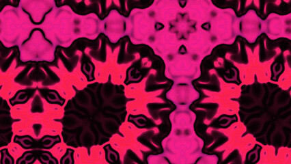 Abstract Radiant Burst with Soft Grain Texture, Symmetrical Glow Pattern in Psychedelic Style, Radiating Circular Abstract with Subtle Noise, Kaleidoscopic Starburst with Gradient Flow