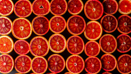 red oranges abstract background