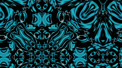 Abstract Radiant Burst with Soft Grain Texture, Symmetrical Glow Pattern in Psychedelic Style, Radiating Circular Abstract with Subtle Noise, Kaleidoscopic Starburst with Gradient Flow